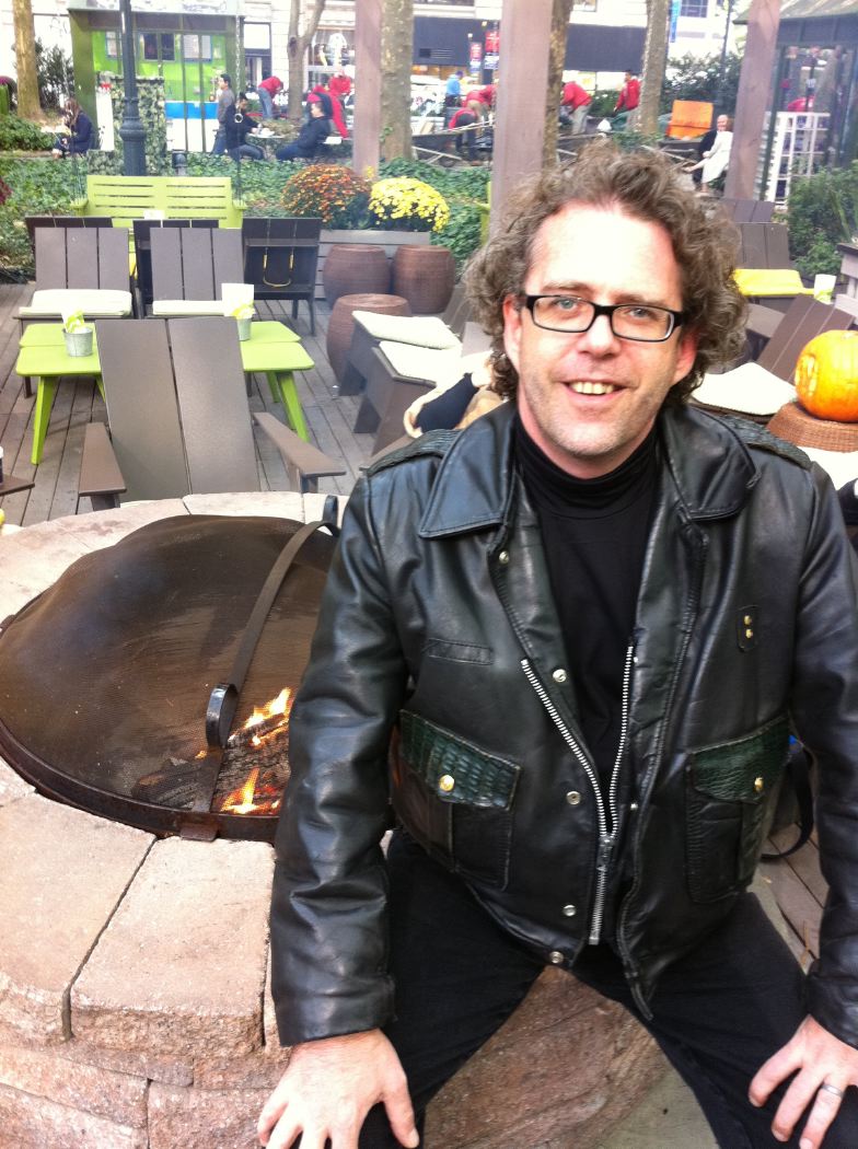 Big Bowl O' Zen 37 Inch Sculptural Firebowl™ at Southwest Porch in Bryant Park, NYC